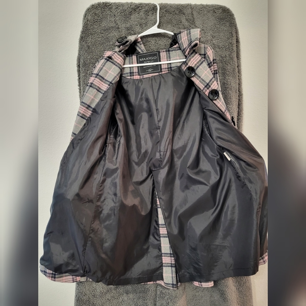Pink fall coat - Picture 4 of 6